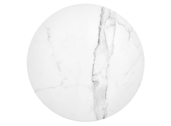 Набор кофейных столиков Tango белый мрамор с белыми ножками, 2шт в Каменске-Уральском