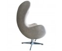 Кресло EGG CHAIR бежевый матовый с эффектом состаренная кожа в Каменске-Уральском