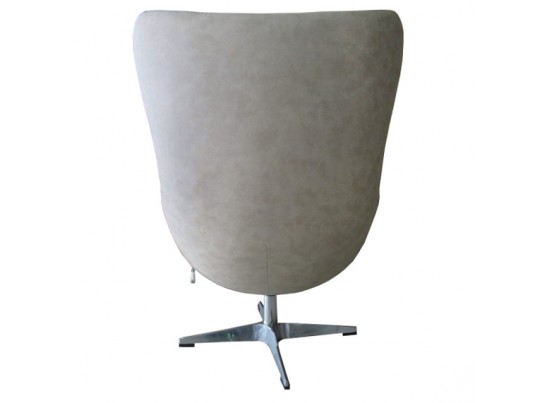 Кресло EGG CHAIR бежевый матовый с эффектом состаренная кожа в Каменске-Уральском