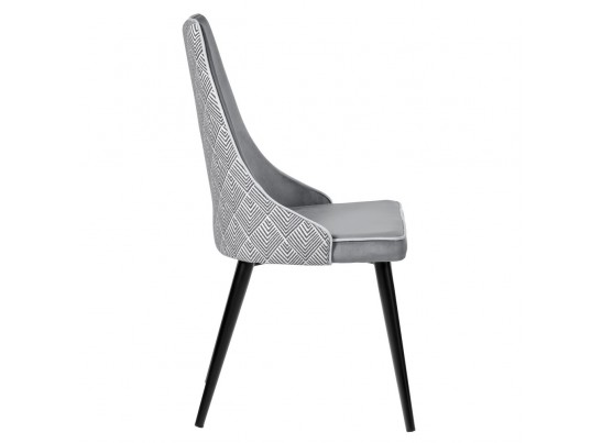 Стул Dave серый с жаккардом в Каменске-Уральском