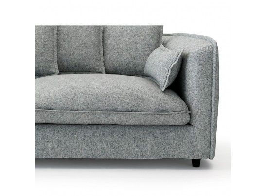 Диван Adam трехместный серый в Каменске-Уральском