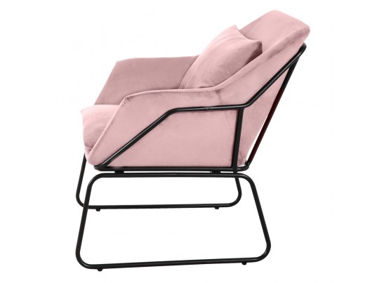 Комплект кресло ALEX и оттоманка ALEX пудровый в Каменске-Уральском