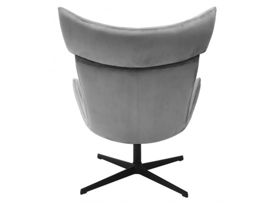 Кресло IMOLA серый, искусственная замша в Каменске-Уральском