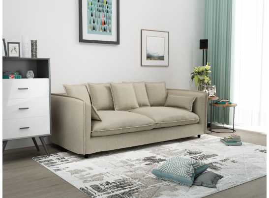 Диван Adam трехместный бежевый в Каменске-Уральском