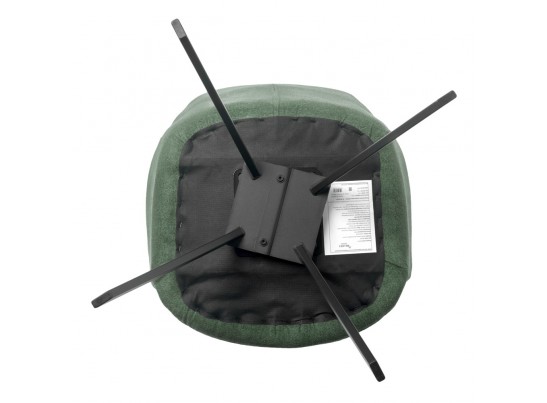 Стул Grant зелёный шенил на поворотном механизме в Каменске-Уральском