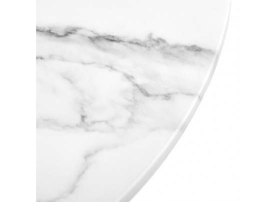 Набор кофейных столиков Tango белый мрамор с белыми ножками, 2шт в Каменске-Уральском