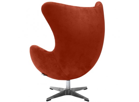 Кресло EGG CHAIR терракотовый, искусственная замша в Каменске-Уральском