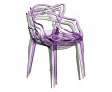 Комплект из 2-х стульев Masters прозрачный сиреневый в Каменске-Уральском