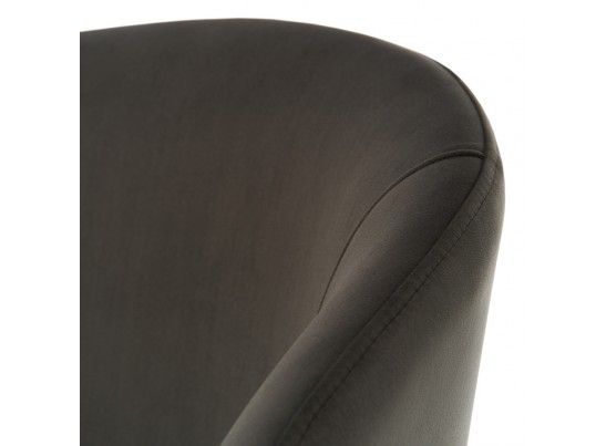 Стул-полукресло Emil графит с золотыми ножками в Каменске-Уральском