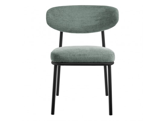 Стул Lucas 2 шалфей шенилл с чёрными ножками в Каменске-Уральском