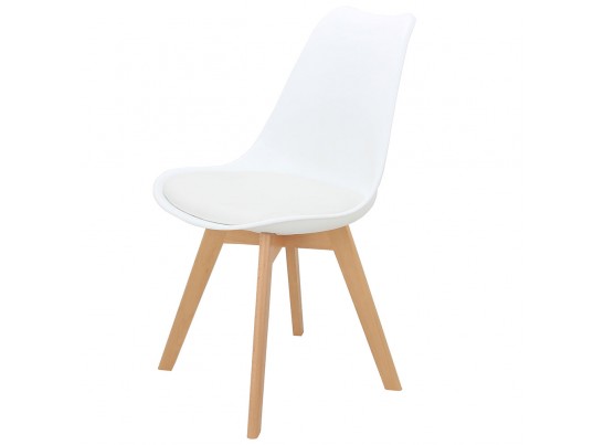 Комплект из 4-х стульев Eames Bon белый в Каменске-Уральском