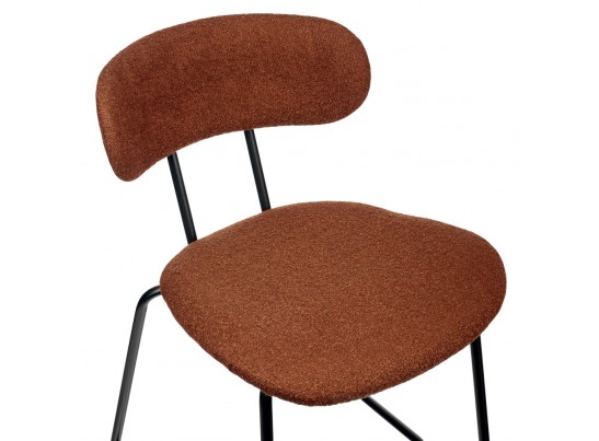 Стул полубарный Ant букле терракотовый в Каменске-Уральском