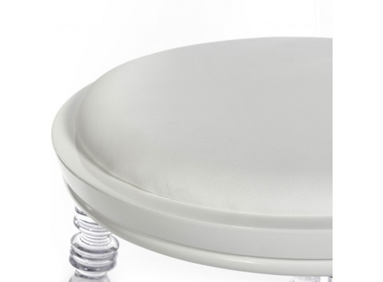 Стул Babel белый с прозрачными ножками в Каменске-Уральском