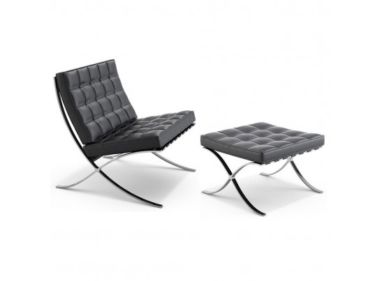 Кресло BARCELONA CHAIR чёрный в Каменске-Уральском