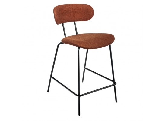 Стул полубарный Ant букле терракотовый в Каменске-Уральском