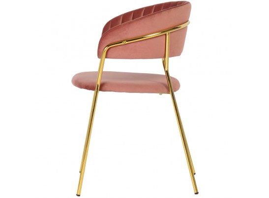 Комплект из 2-х стульев Turin пудровый с золотыми ножками в Каменске-Уральском