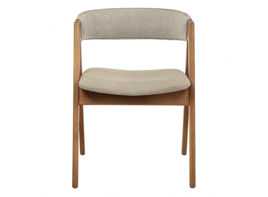 Стул Alan латте букле с ножками цвета орех в Каменске-Уральском