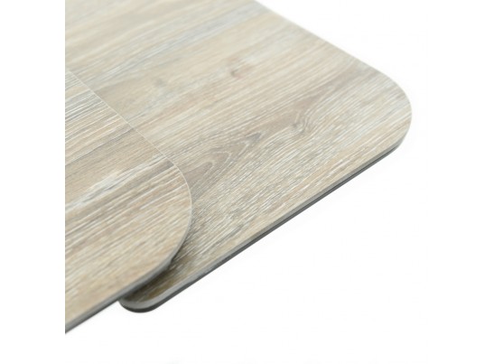 Стол Arthur раскладной 120-184x80x75см, керамогранит Dukale Henna, чёрный в Каменске-Уральском