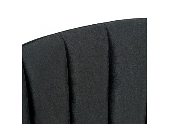 Комплект из 2-х стульев полубарных Turin чёрный с золотыми ножками в Каменске-Уральском