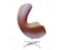 Кресло EGG CHAIR коричневый матовый в Каменске-Уральском