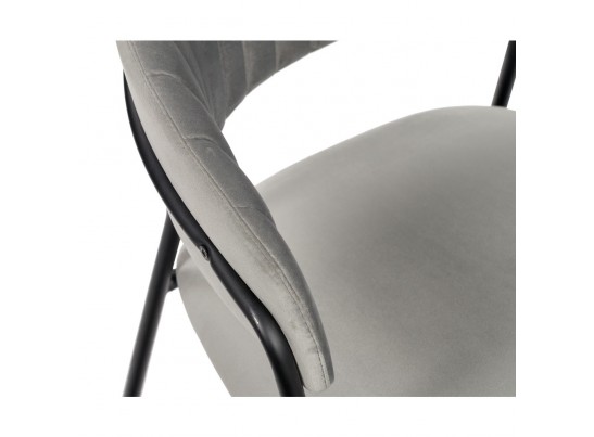 Стул Turin серый с чёрными ножками в Каменске-Уральском