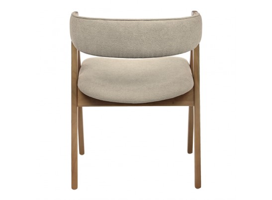 Стул Alan латте букле с ножками цвета орех в Каменске-Уральском