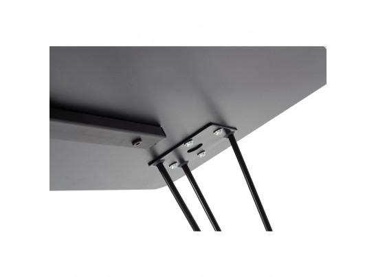 Стол Solution 120x80х75,5см, серый мрамор в Каменске-Уральском