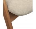 Стул Alan латте букле с ножками цвета орех в Каменске-Уральском