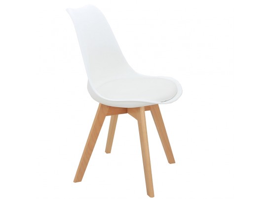 Комплект из 4-х стульев Eames Bon белый в Каменске-Уральском