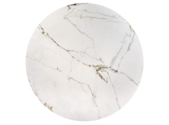 Стол Aura D110, керамогранит Ravena Natural, золотой в Каменске-Уральском