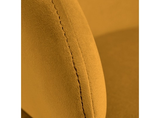 Стул-полукресло Emil медовый с золотыми ножками в Каменске-Уральском