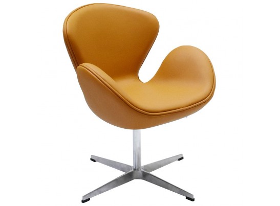 Кресло SWAN CHAIR оранжевый в Каменске-Уральском