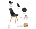 Стул Eames Bon чёрный в Каменске-Уральском