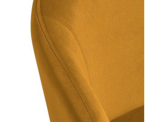 Стул-полукресло Emil медовый с золотыми ножками в Каменске-Уральском