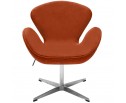 Кресло SWAN CHAIR терракотовый, искусственная замша в Каменске-Уральском