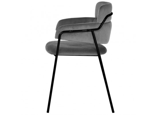 Стул Napoli серый с черными ножками в Каменске-Уральском