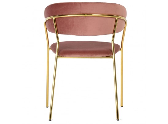 Комплект из 2-х стульев Turin пудровый с золотыми ножками в Каменске-Уральском