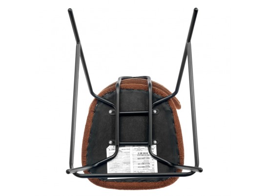 Стул полубарный Ant букле терракотовый в Каменске-Уральском