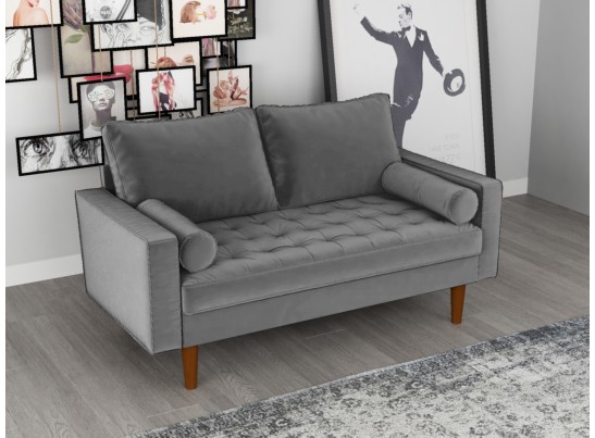 Диван Scott двухместный серый в Каменске-Уральском