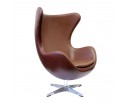 Кресло EGG CHAIR коричневый матовый в Каменске-Уральском