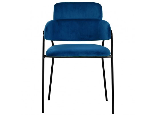Стул Napoli синий с черными ножками в Каменске-Уральском