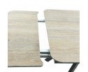 Стол Arthur раскладной 120-184x80x75см, керамогранит Dukale Henna, чёрный в Каменске-Уральском