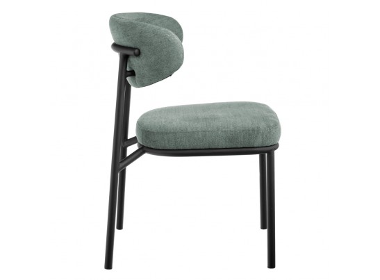 Стул Lucas 2 шалфей шенилл с чёрными ножками в Каменске-Уральском