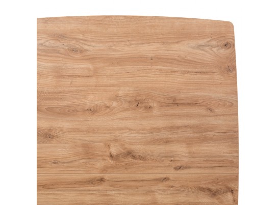 Стол Oslo раскладной 100-130x70x75см, Дуб Навара, белый в Каменске-Уральском