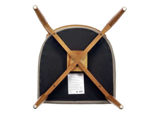 Стул Lucas 3 латте букле с ножками цвета орех в Каменске-Уральском