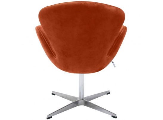 Кресло SWAN CHAIR терракотовый, искусственная замша в Каменске-Уральском