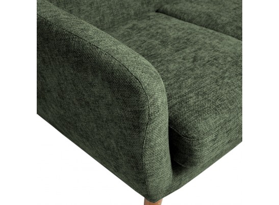Диван Picasso двухместный зелёный, шенилл в Каменске-Уральском