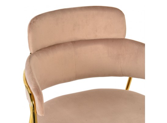 Стул Napoli латте с золотыми ножками в Каменске-Уральском