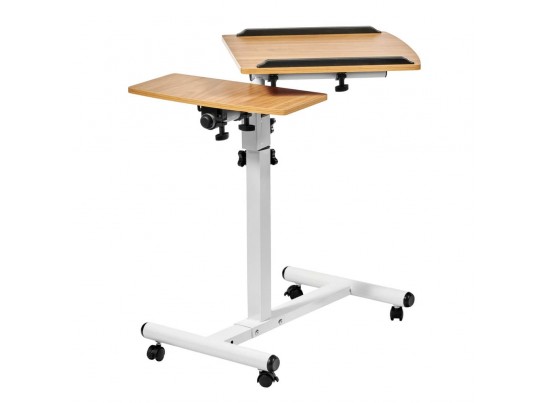 Стол многофункциональный Palma 60x40x62-96см, светлое дерево, белый в Каменске-Уральском