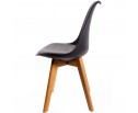 Комплект из 4-х стульев Eames Bon чёрный в Каменске-Уральском